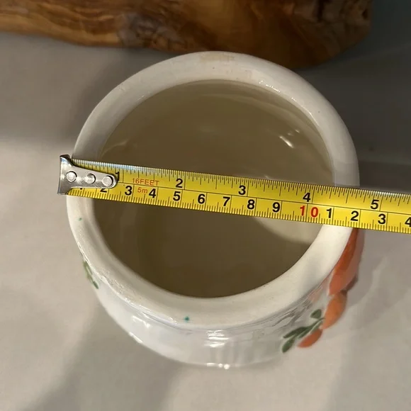 Mushroom small canister cookie jar vintage Arnel’s decor kitchen cottagecore - Picture 12 of 14